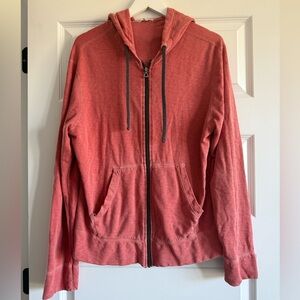 James Perse Vintage Terry Zip-Up Hoodie